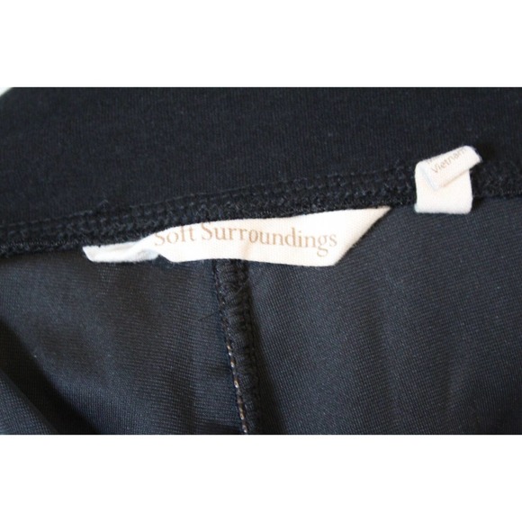 Soft Surroundings Velvet Stretch Pull On Pants Black Women's Size Large H14242 - Picture 5 of 8